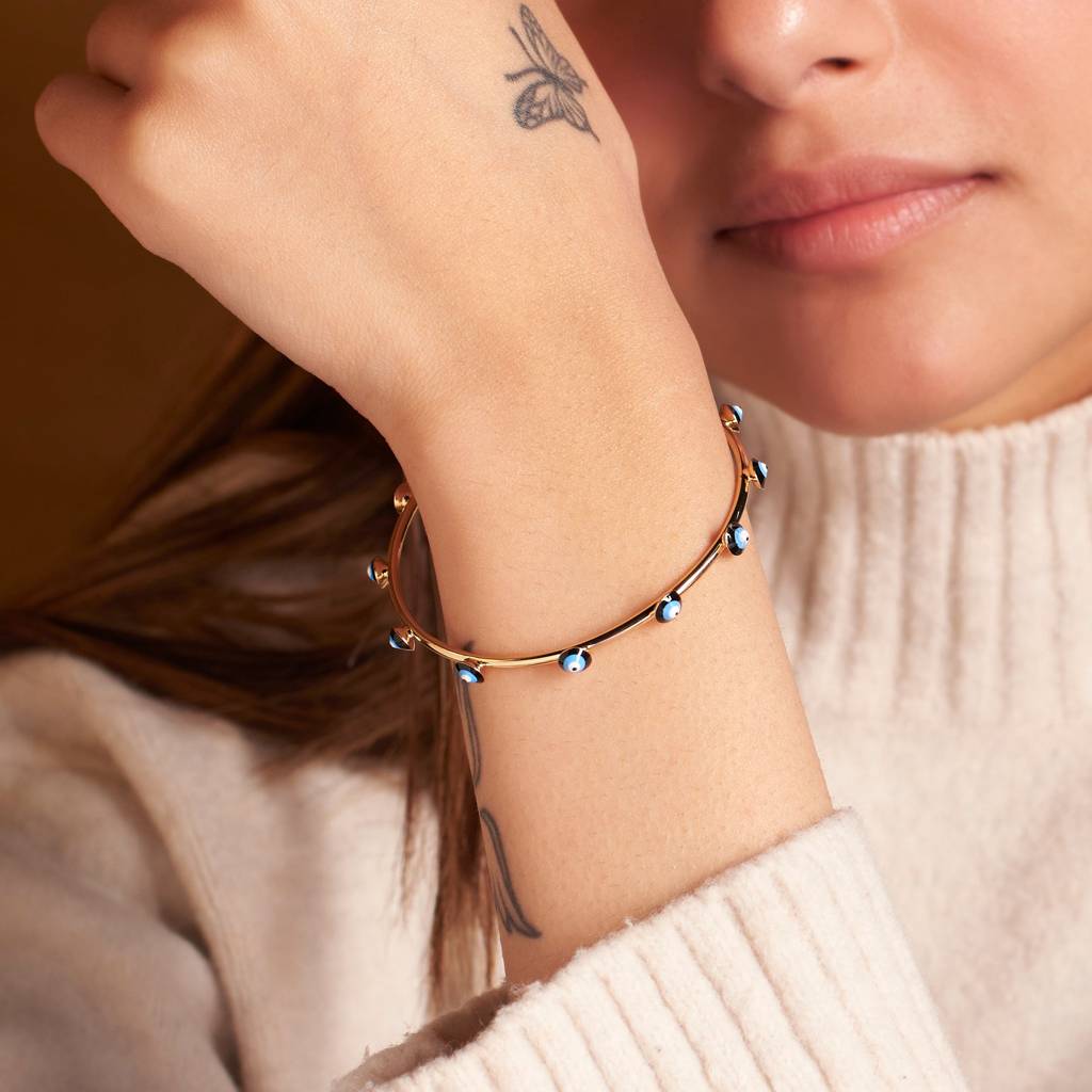 Traditional Multi Colour Evil Eye Bangle For Women & Girls : BS12654