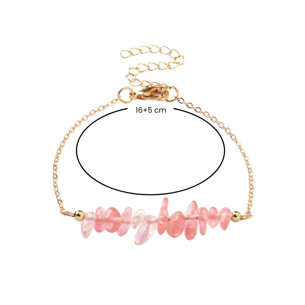 Bond Of Positive Energy Bracelet For Women & Girls : BS14199-G-PNK