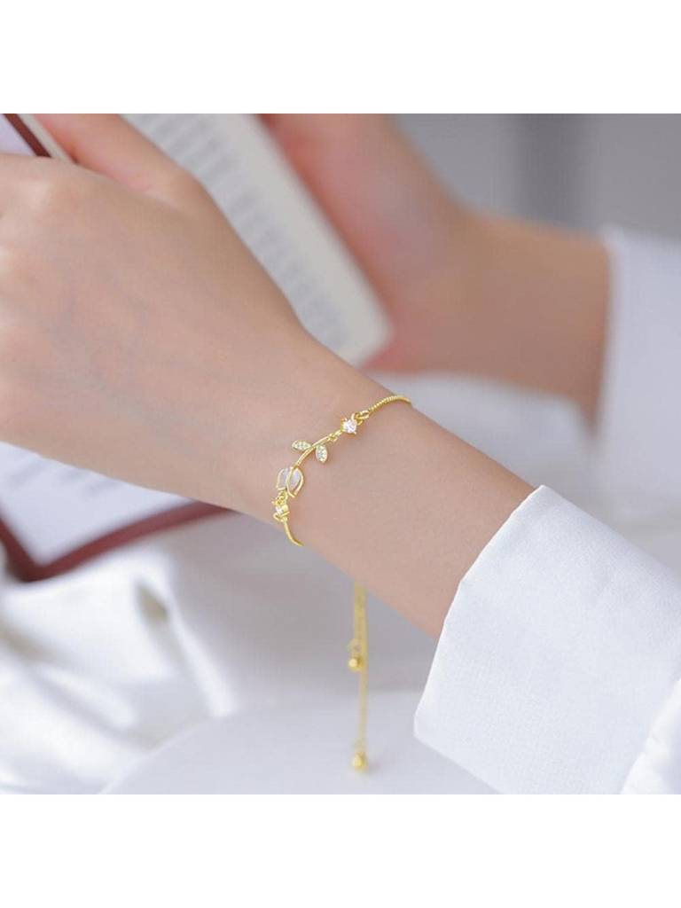 Tulip Dream Bracelet For Women & Girls Jewellery Accessories : BS14357-G