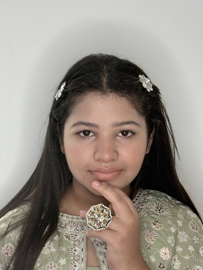 Kundan Octagon Cocktail Ring : BSJ-71