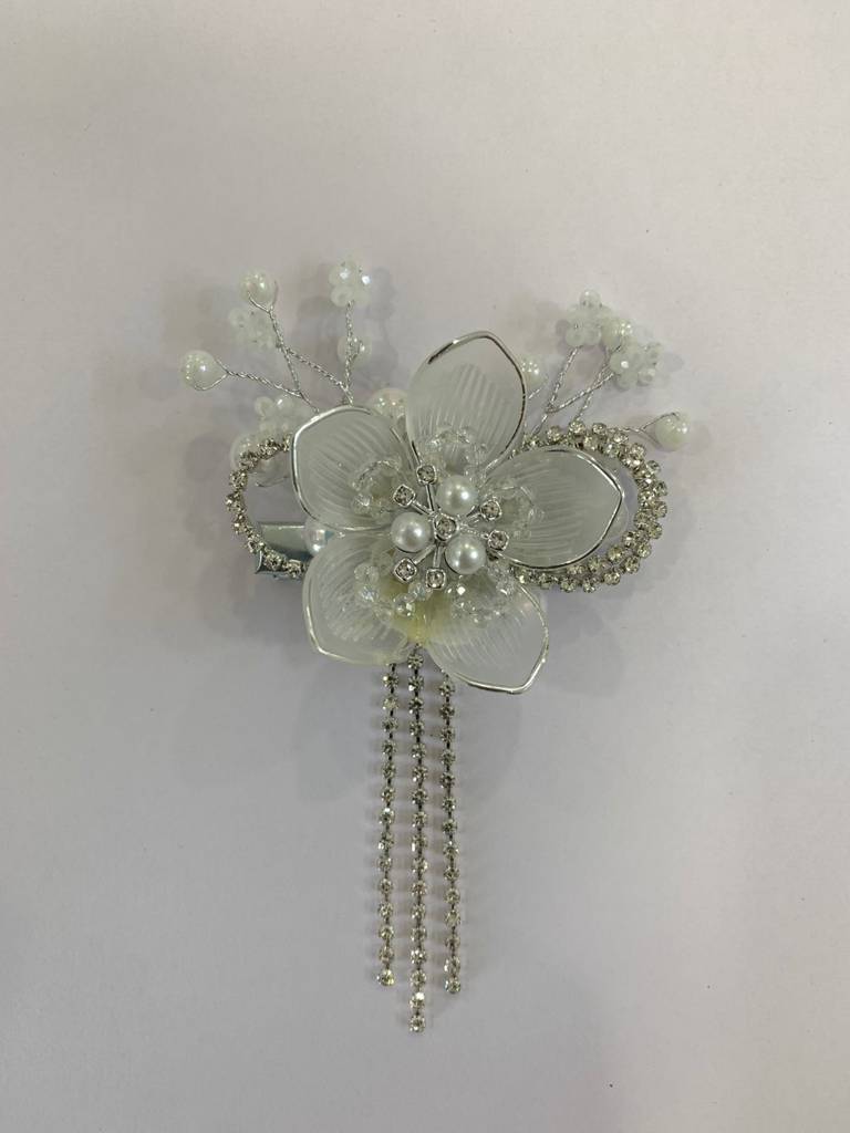 Radiant Silver & Clear Crystal Butterfly Set : BSJ116