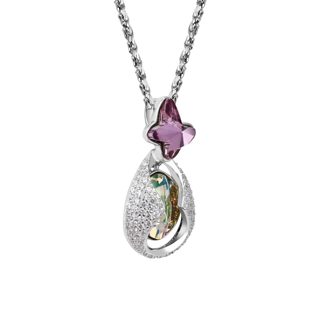 Butterfly Prism Necklace : BTNC499