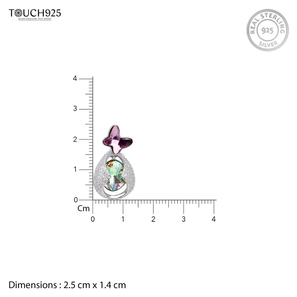 Butterfly Prism Necklace : BTNC499