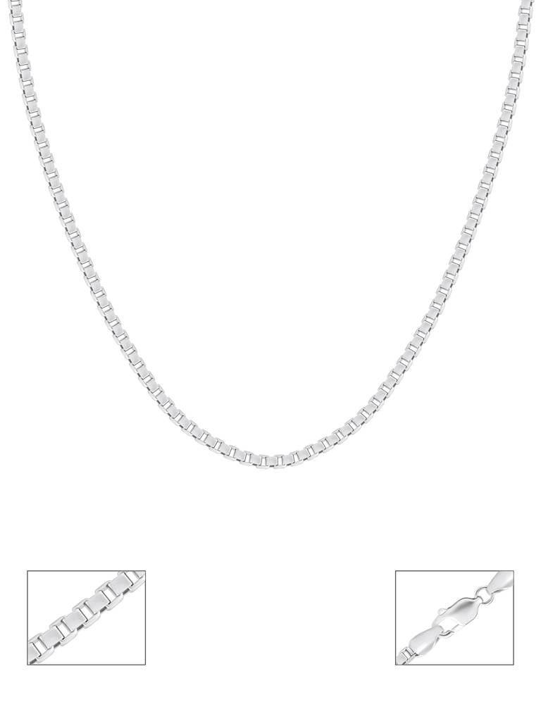 Box Link Silver Chain : BVGC304