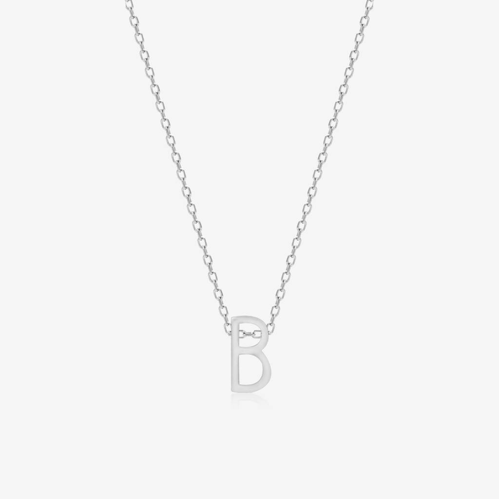 "B" Initial Necklace : MIN261