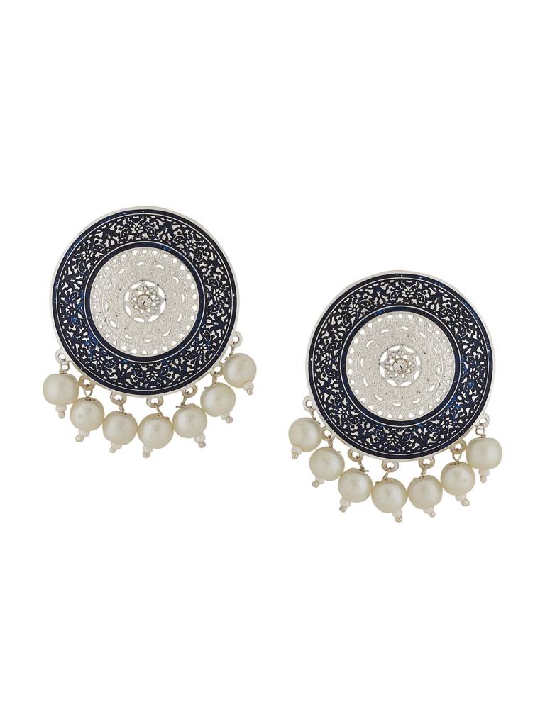 Falak Silver Studs : ABACE10