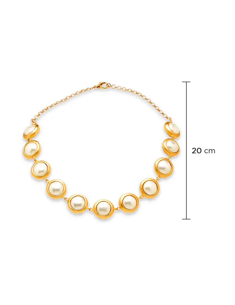 Baroque Pearl Choker : K74-N