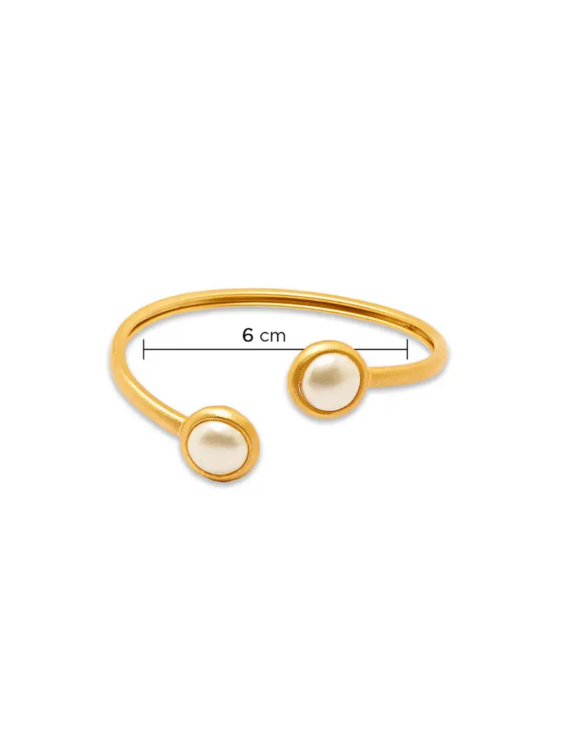 Baroque Pearl Hancuff/Bracelet : K75-N