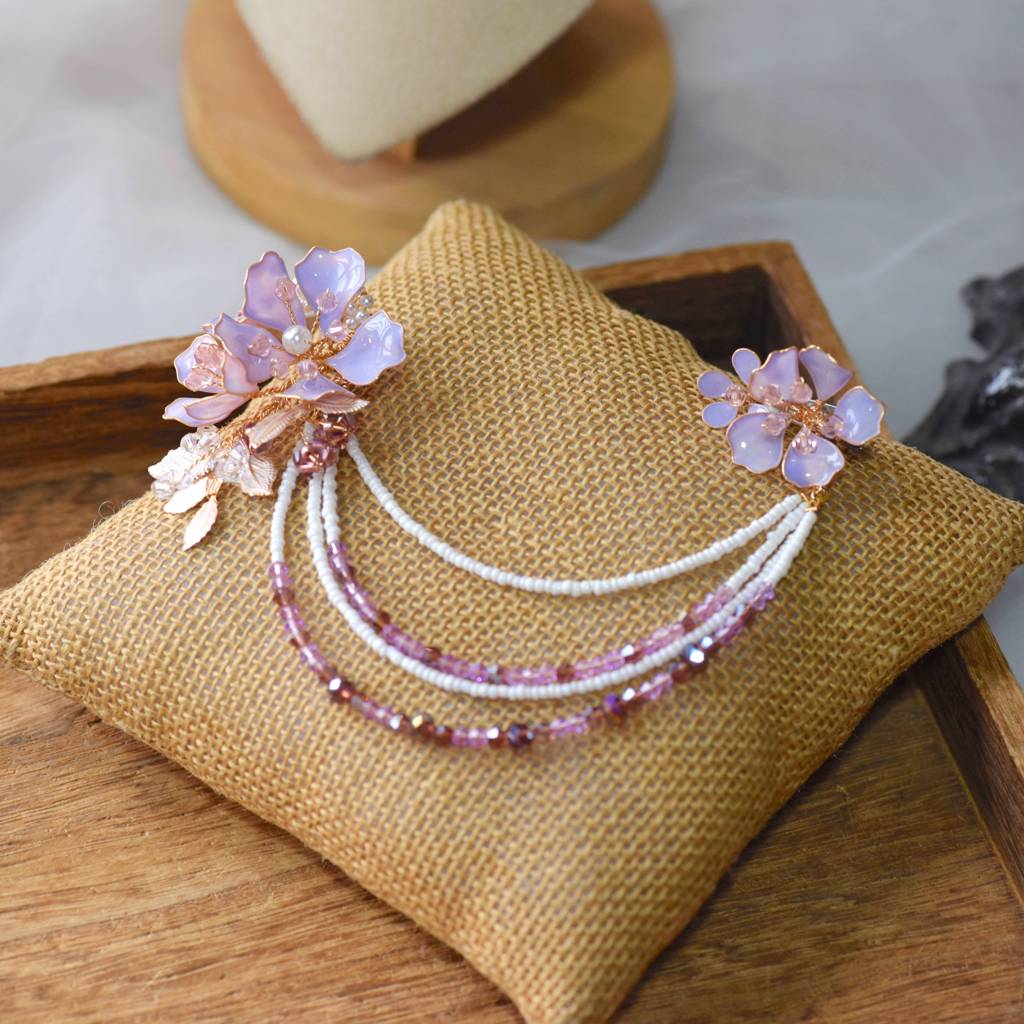 Belle Earrings With Hair Harness : BelleEarringswithHairHarness