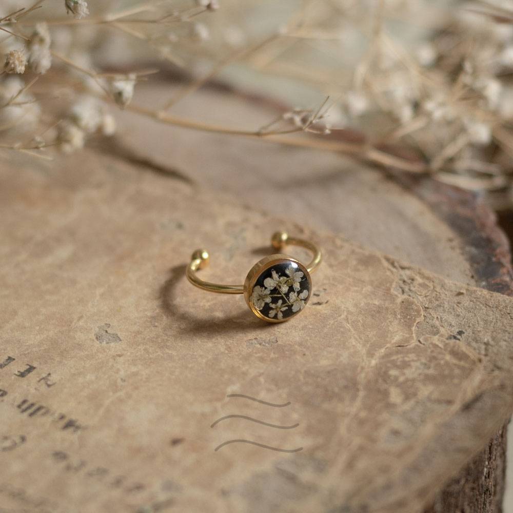 Bird'S Nest Ebony Ring : LA-FF-R-BNER-G1