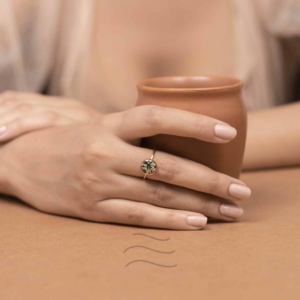 Bird'S Nest Jade Ring : LA-FF-R-BNJ-G1