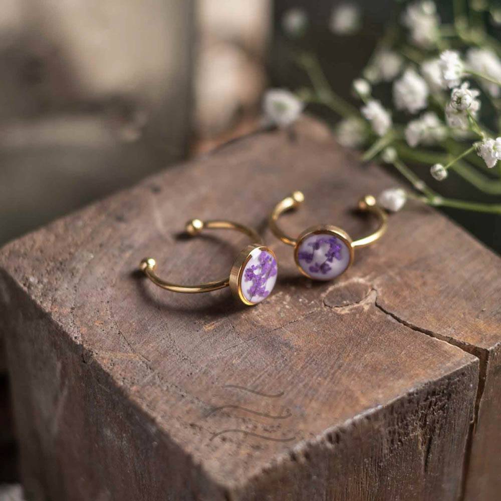 Bird'S Nest Lilac Ring : LA-FF-R-BNLR-S1