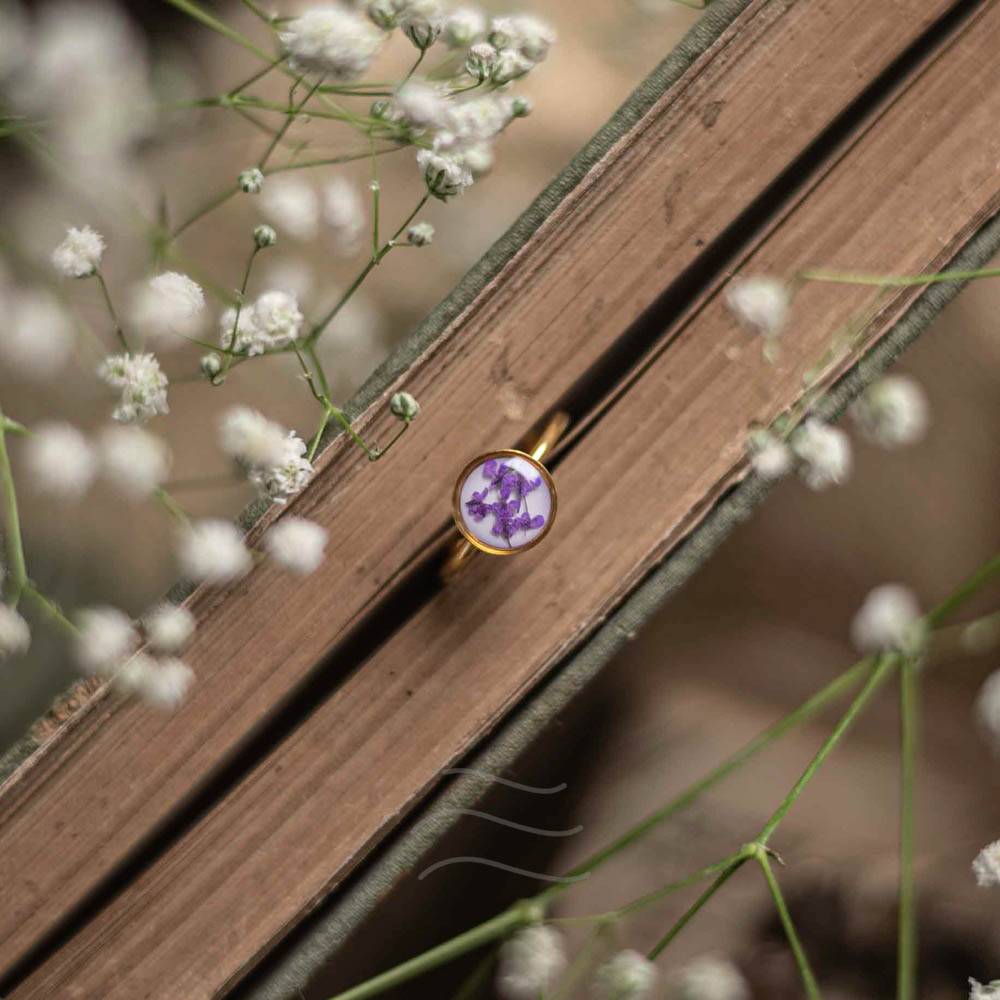 Bird'S Nest Lilac Ring : LA-FF-R-BNLR-S1