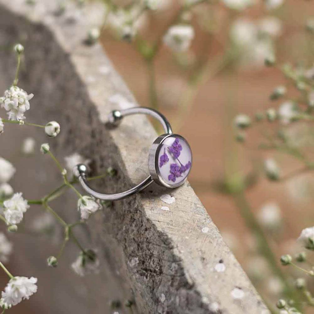 Bird'S Nest Lilac Ring : LA-FF-R-BNLR-S1