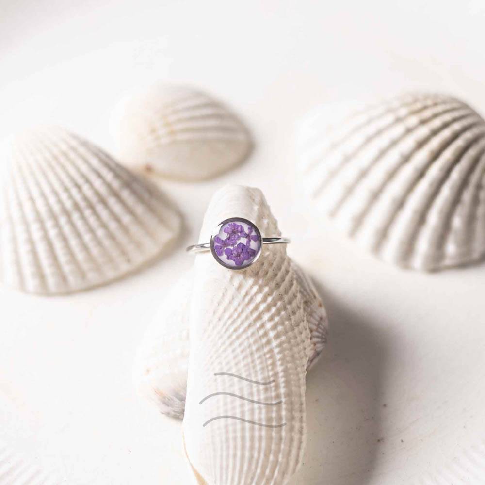 Bird'S Nest Lilac Ring : LA-FF-R-BNLR-S1