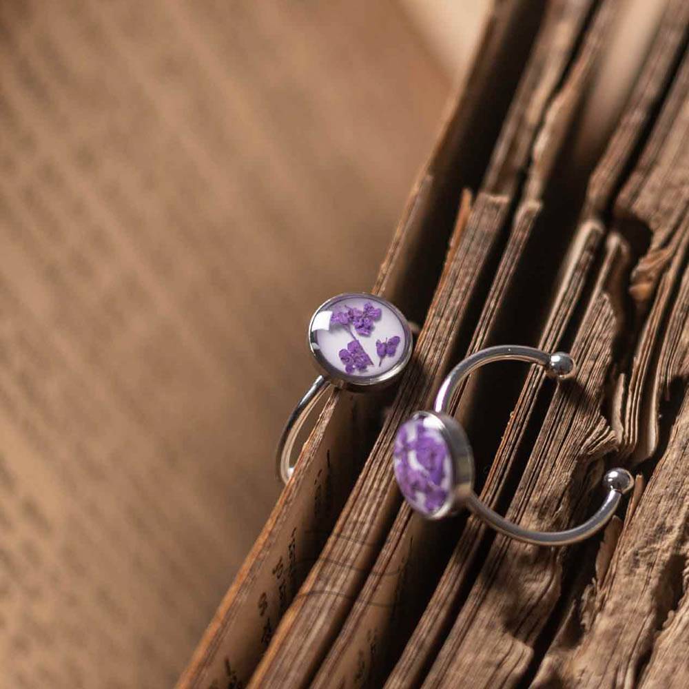 Bird'S Nest Lilac Ring : LA-FF-R-BNLR-S1