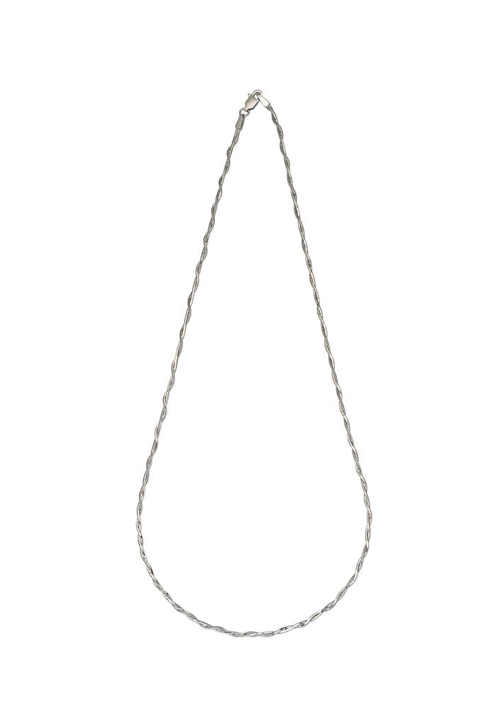 Silberry 925 Sterling Silver Twisted Chain : C11