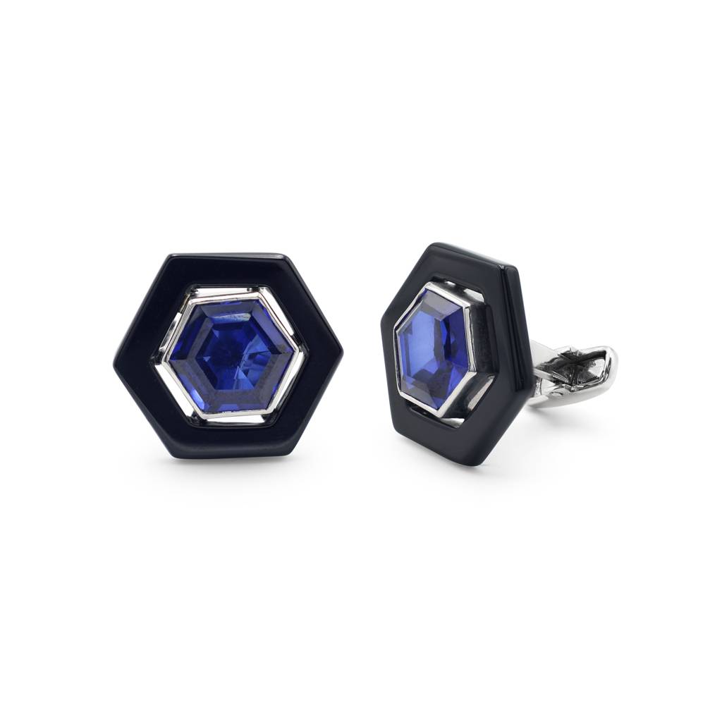 Ocean  Shadow     Cufflinks : C2405