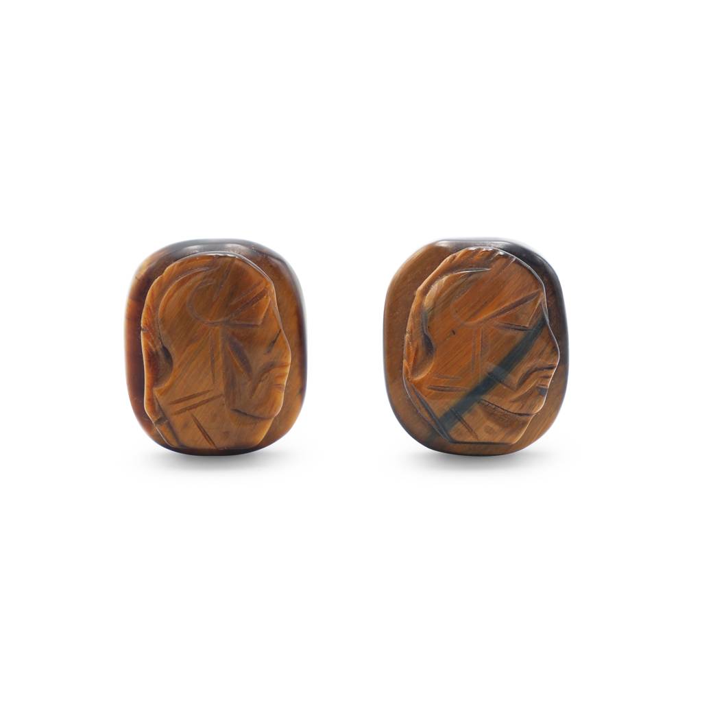 Tigers Eye Cufflinks : C2519