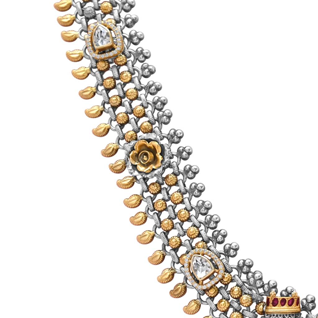 925 Pure Antique Silver Tribal Necklace | Iconic Antique Jewelry For Women : NL1043