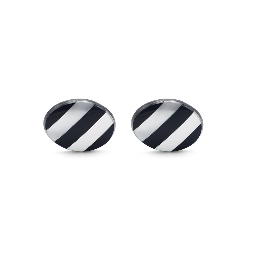 Zebra Stripe Cufflinks : C3022