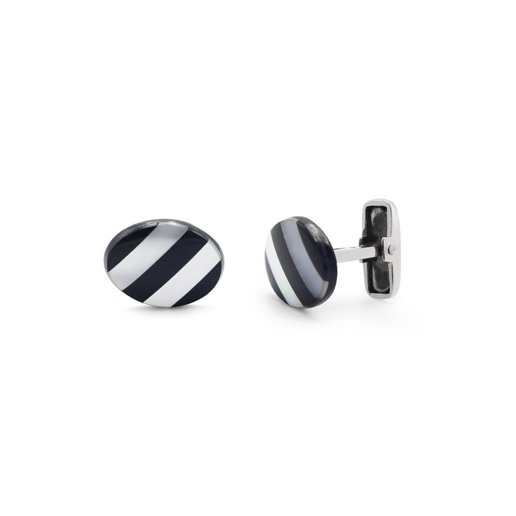 Zebra Stripe Cufflinks : C3022