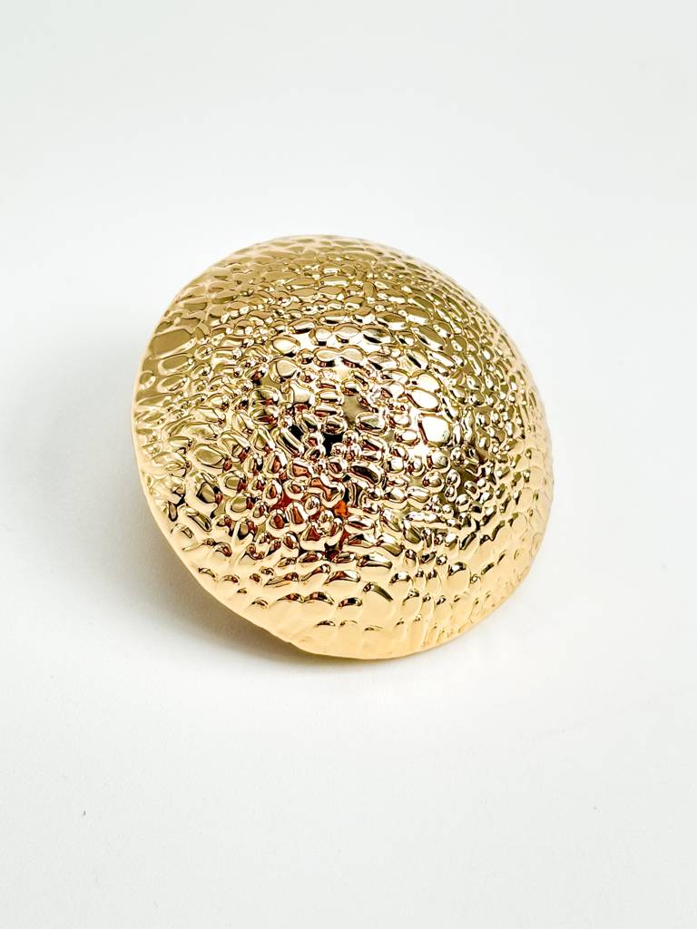 Vintage Couture Button Stud Earrings : E0012