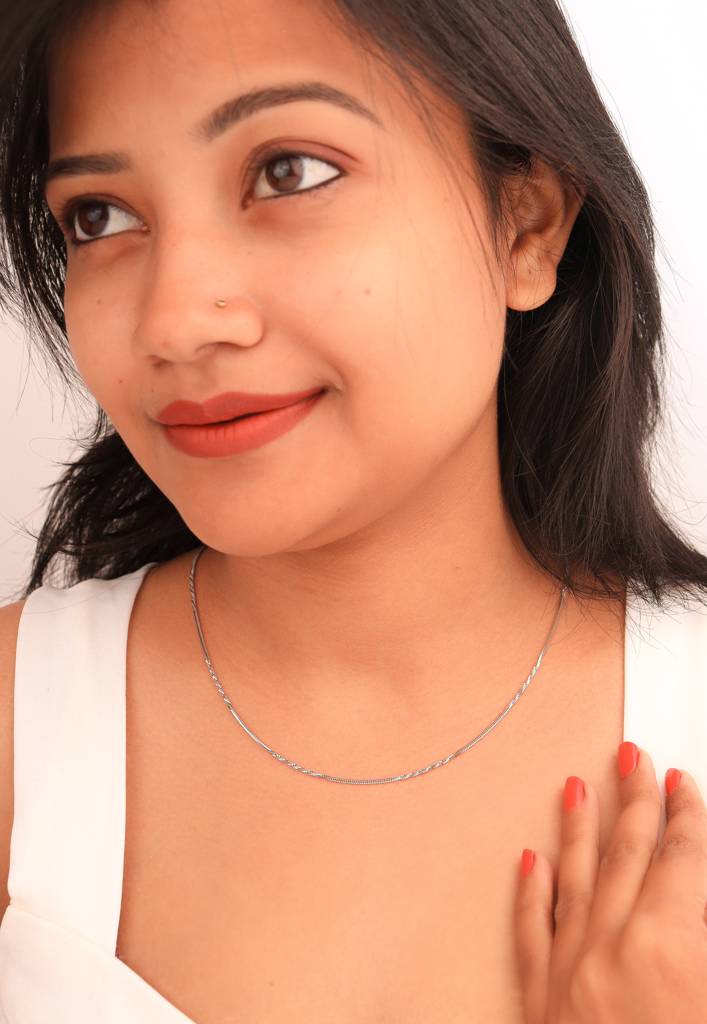 Silberry 925 Sterling Silver Sleek Chain : C9