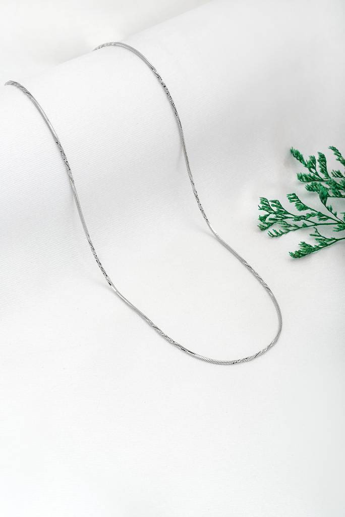 Silberry 925 Sterling Silver Sleek Chain : C9