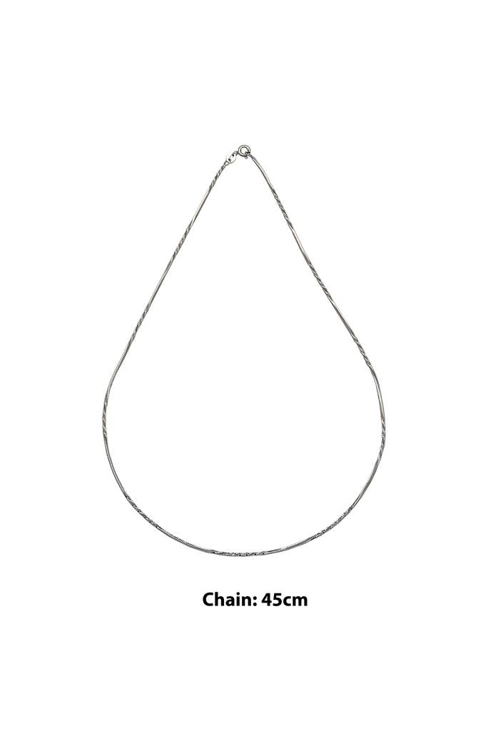 Silberry 925 Sterling Silver Sleek Chain : C9
