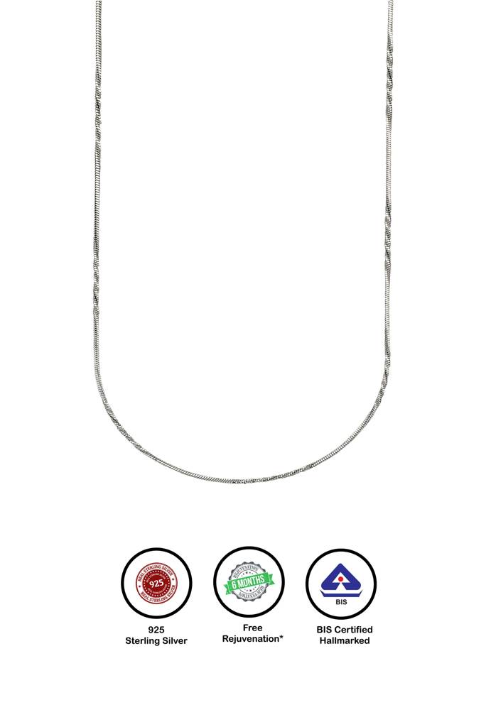 Silberry 925 Sterling Silver Sleek Chain : C9