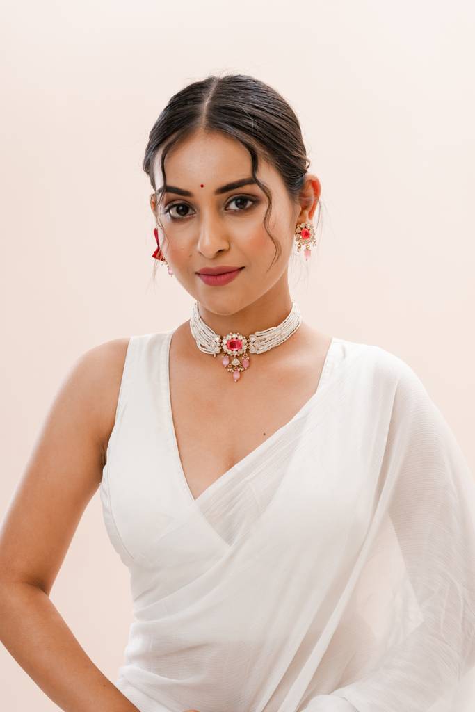 Hayat Kundan Choker Necklace : PA-17