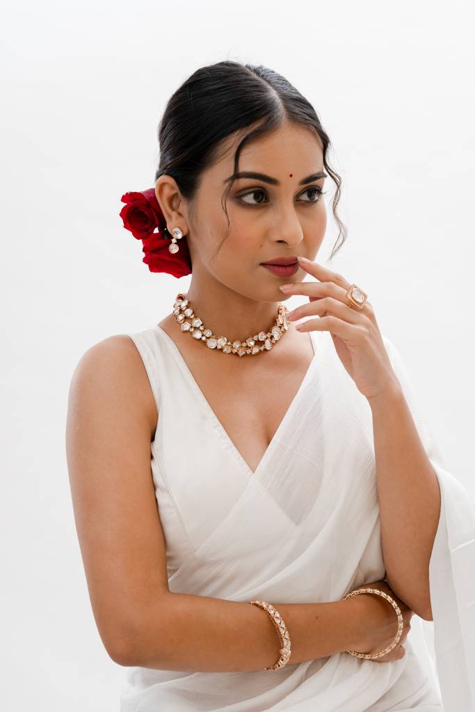Aasia Double Layered Kundan Necklace : PK-158