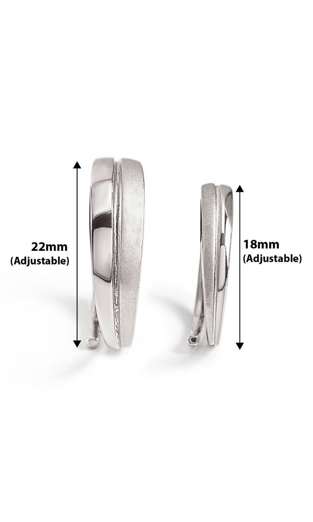 Silberry 925 Sterling Silver Love Band Couple Rings : CB13