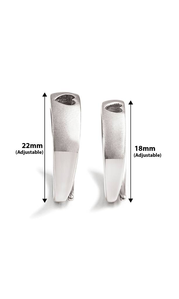 Silberry 925 Sterling Silver Better Half Couple Rings : CB3