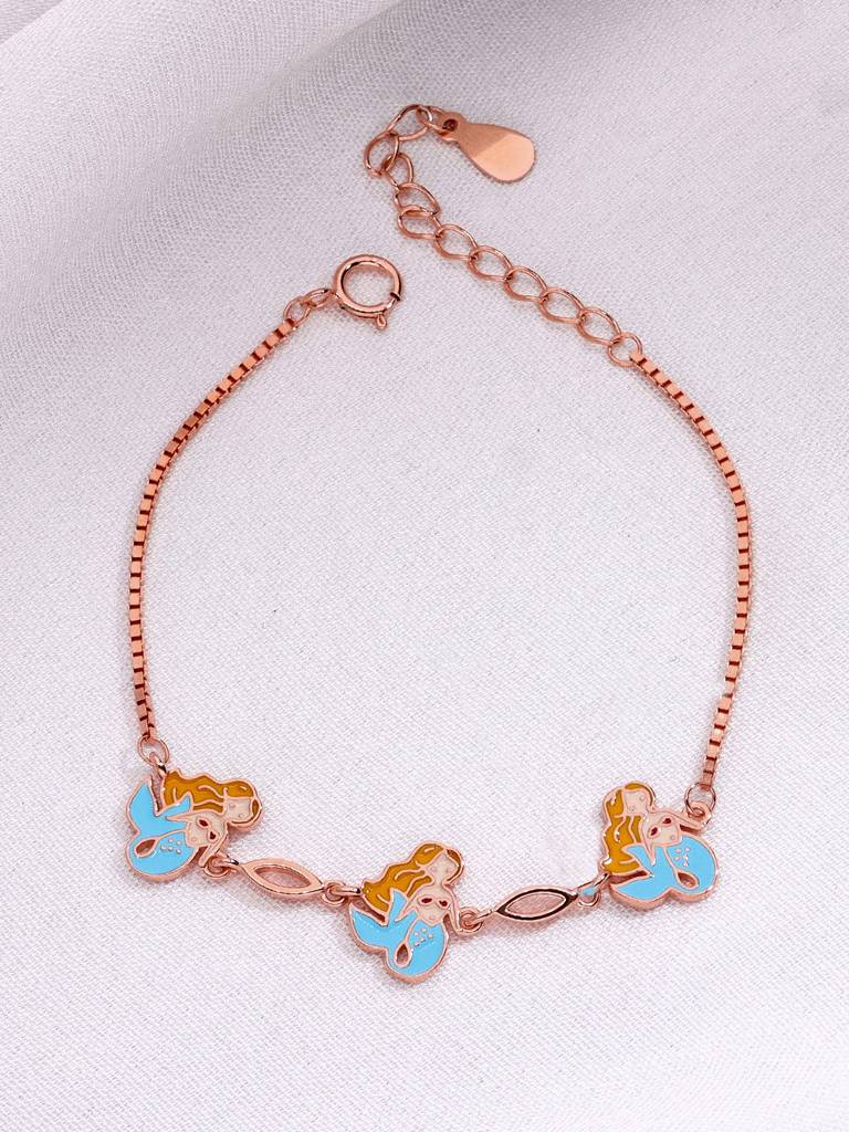 Children'S Mermaid  Bracelet : CCBR62-RG-NA