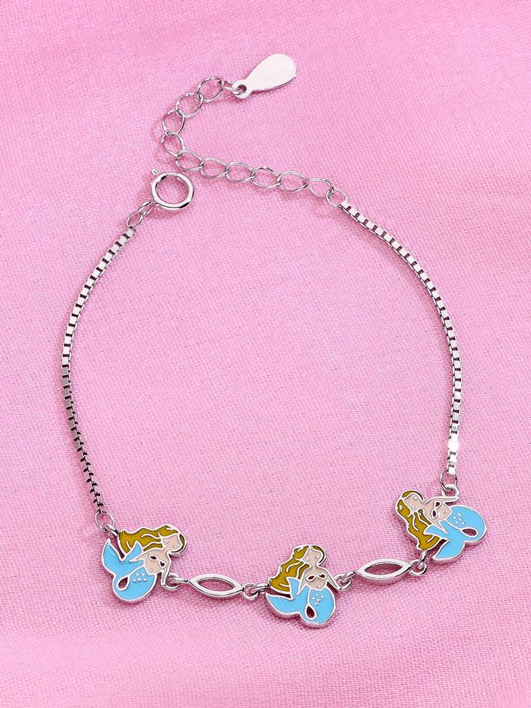 Children'S Mermaid  Bracelet : CCBR62-S-NA