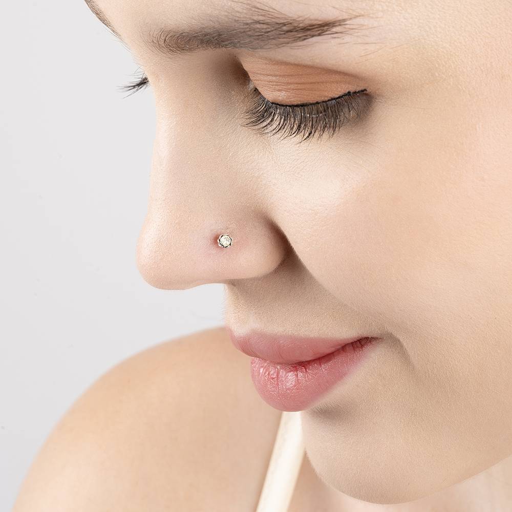 Braided Shine Nose Pin : CDNP1095