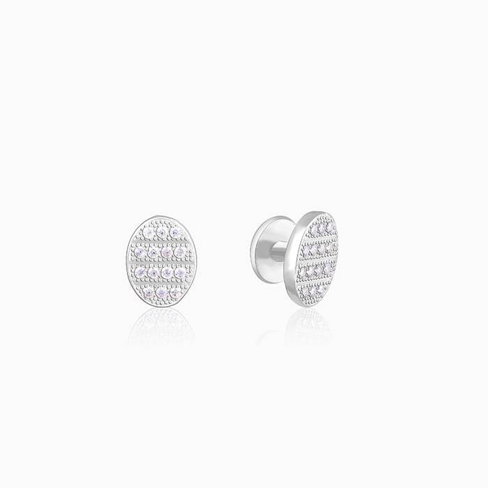 Giva 925 Sterling Silver Studded Cufflinks For Him | Gifts For Men And Boys | With Certifi : CF022