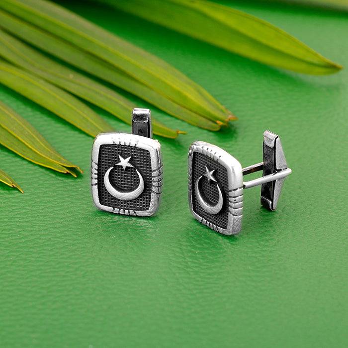 Giva 925 Sterling Silver Oxidised Silver Nightfall Cufflinks | Gifts For Men And Boys | Wi : CF026