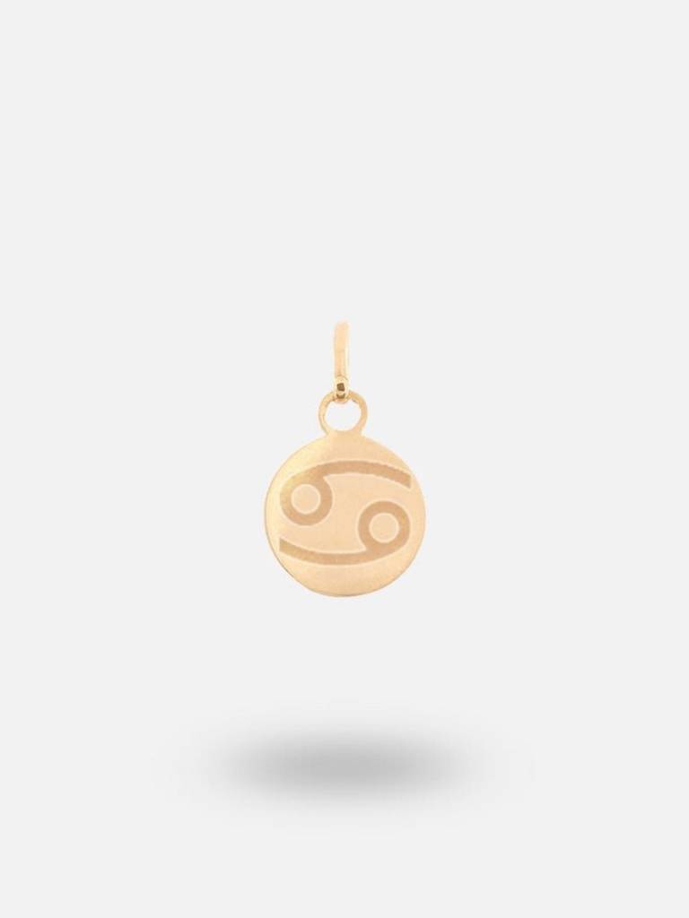 Stac Zodiac Disc Charm Pendant - Cancer