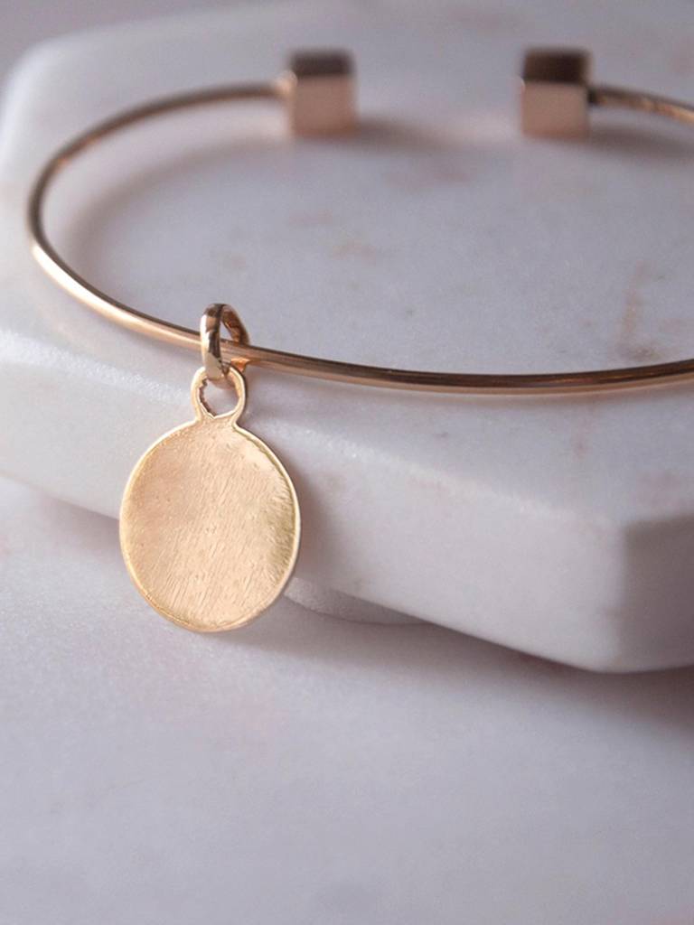 Stac Zodiac Disc Charm Pendant - Virgo
