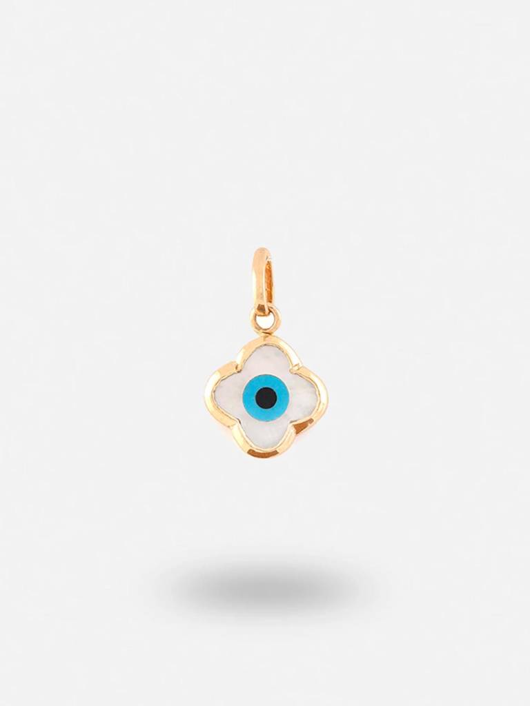 Stac Evil Eye Charm Pendant- Clover
