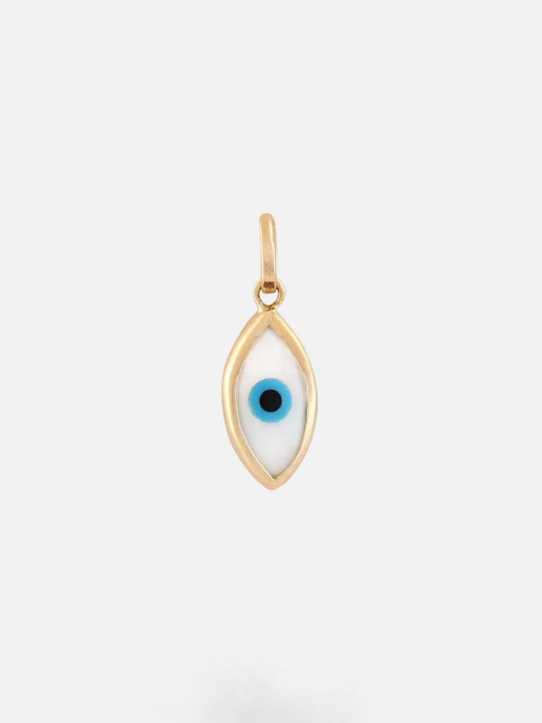 Stac Evil Eye Charm Pendant- Marquise