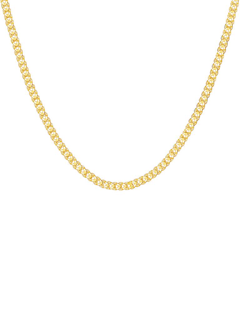 Giva 925 Sterling Silver Golden Whispering Weave Chain