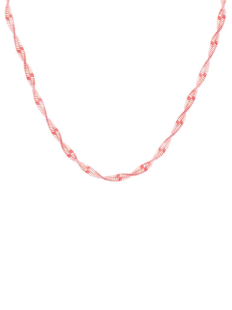 Giva 925 Sterling Silver The Rose Gold Alluring Sunset Chain