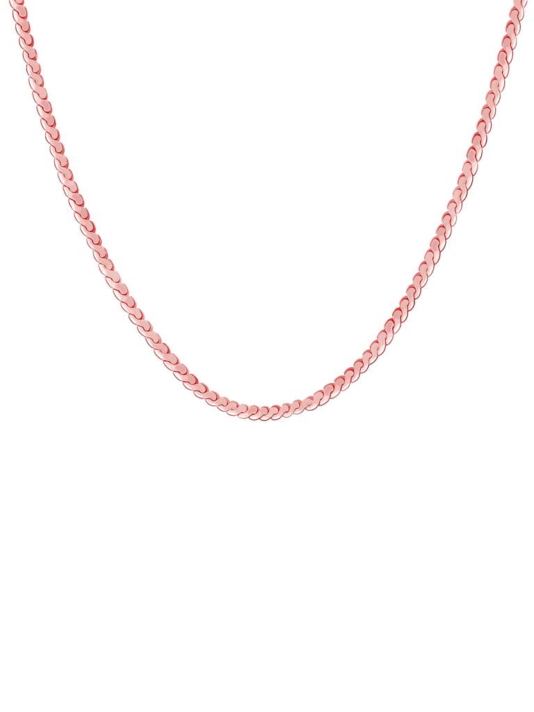 Giva 925 Sterling Silver Rose Gold Radiant Beam Chain