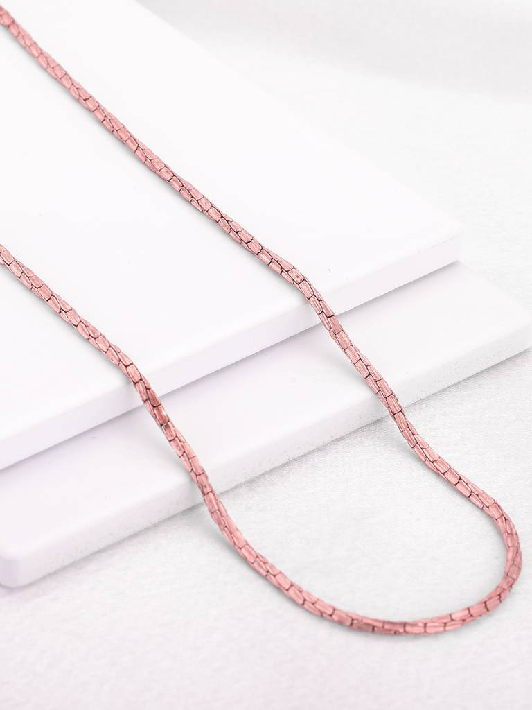 Giva 925 Sterling Silver Rose Gold Treasured Dreams Chain
