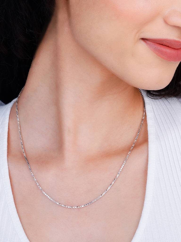 Giva 925 Sterling Silver Link Lore Chain