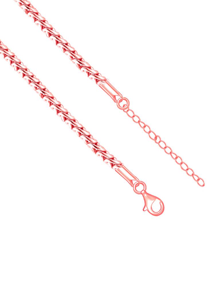 Giva 925 Sterling Silver Rose Gold Whimsical Charm Chain